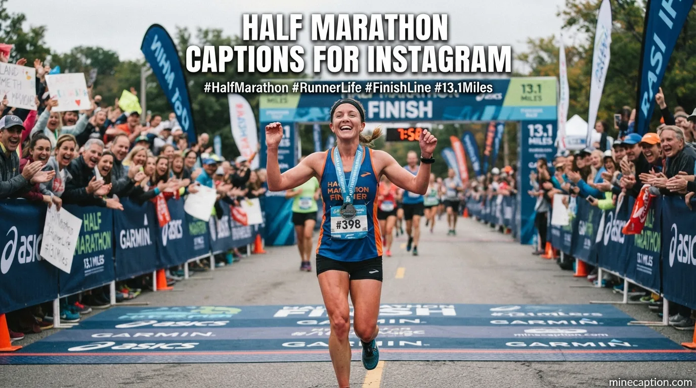 Half Marathon Captions for Instagram
