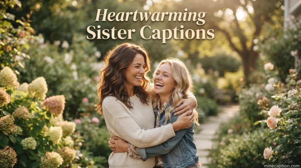 Heartwarming Sister Captions