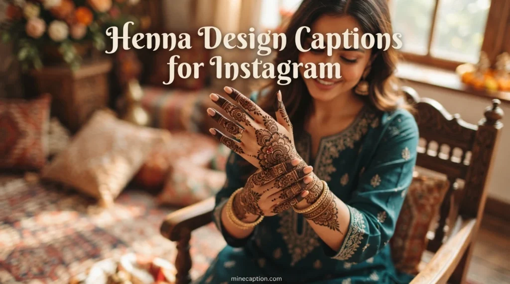 Henna Design Captions for Instagram