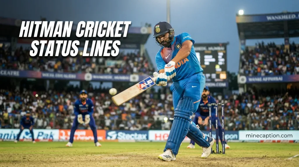 Hitman Cricket Status Lines