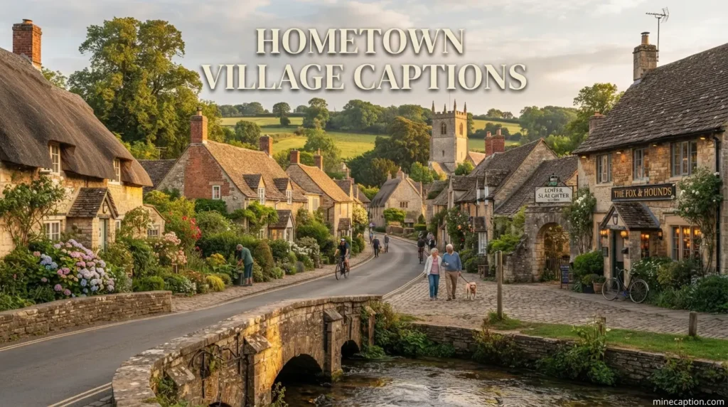 Hometown Village Captions