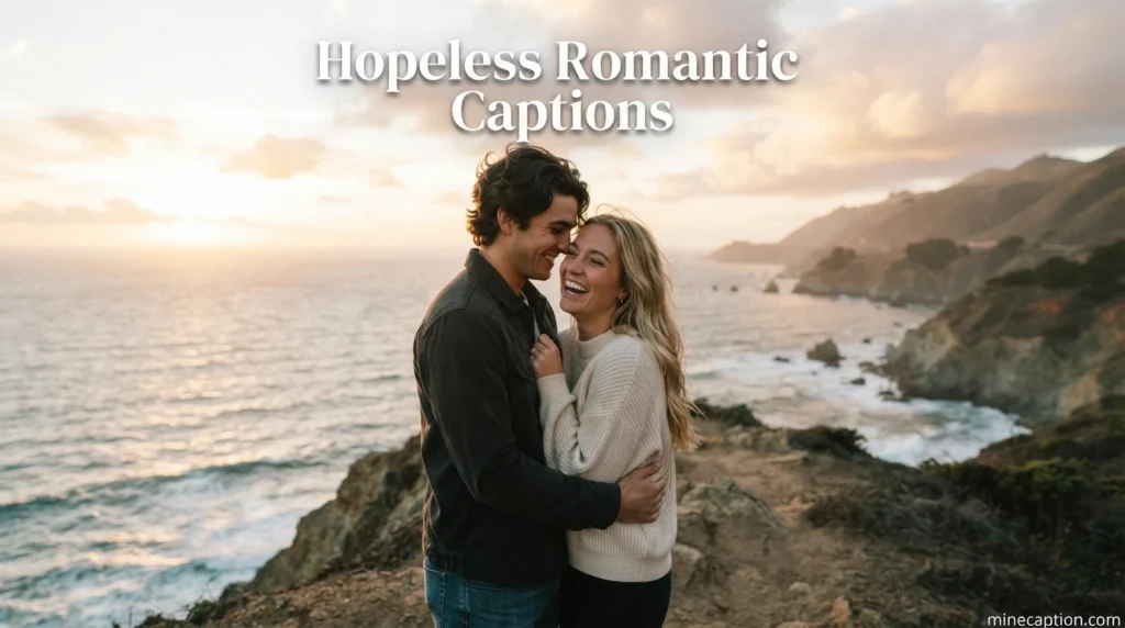 Hopeless Romantic Captions