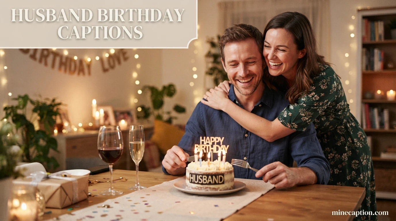 Husband Birthday Captions