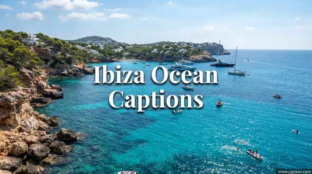 Ibiza Ocean Captions