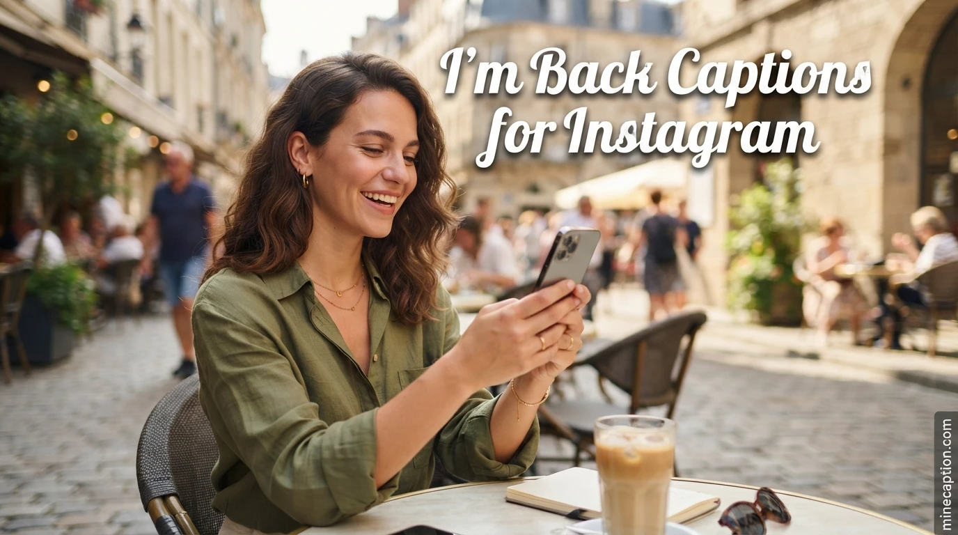 I’m Back Captions for Instagram