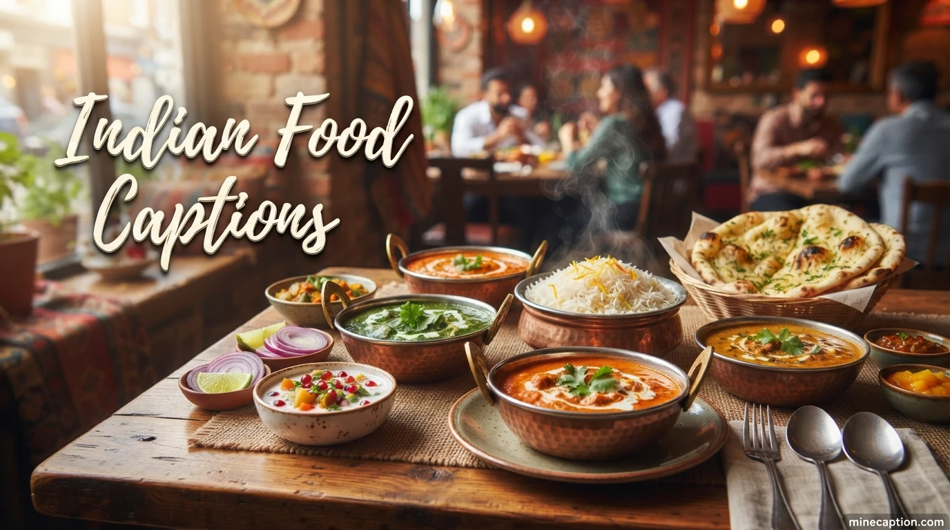 Indian Food Captions