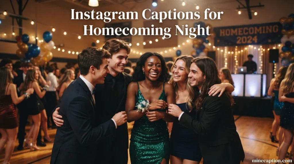Instagram Captions for Homecoming Night