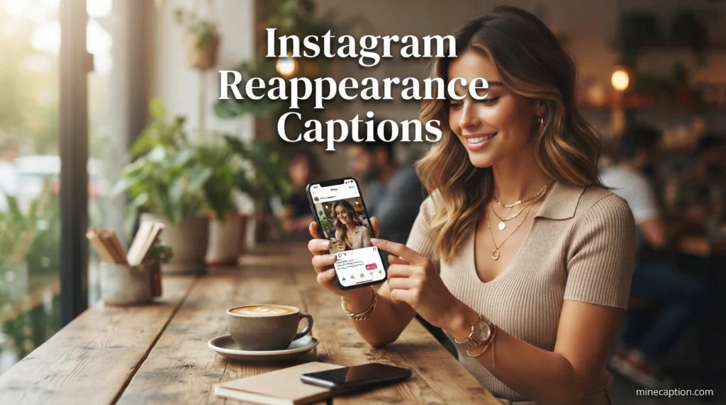 Instagram Reappearance Captions