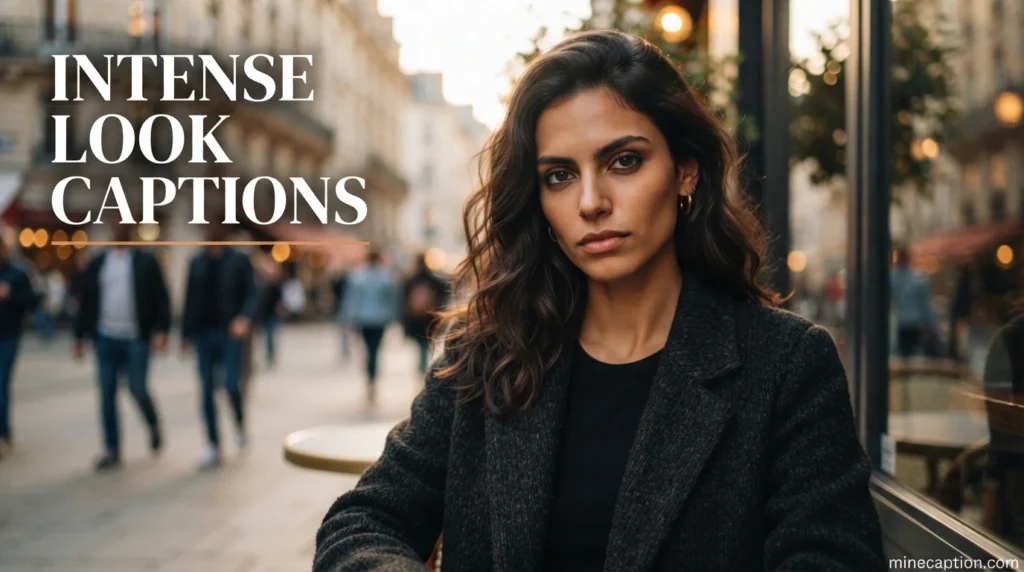 Intense Look Captions
