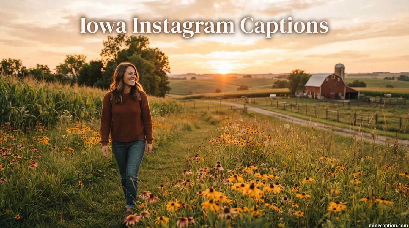 Iowa Instagram Captions