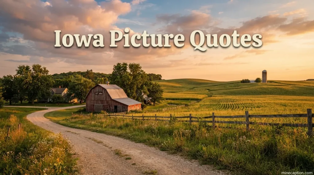 Iowa Road Trip Captions
