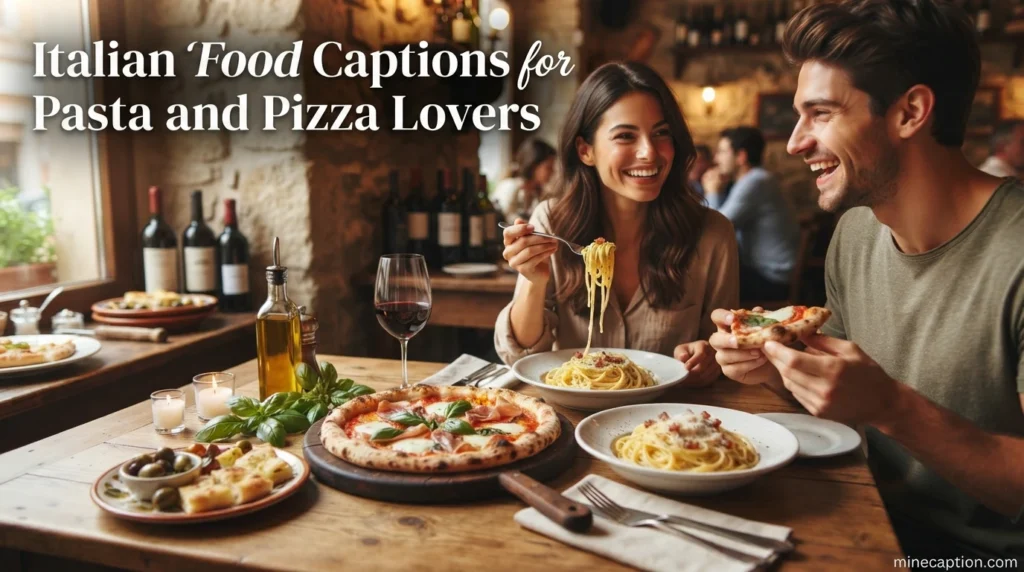 Italian Food Captions for Pasta and Pizza Lovers