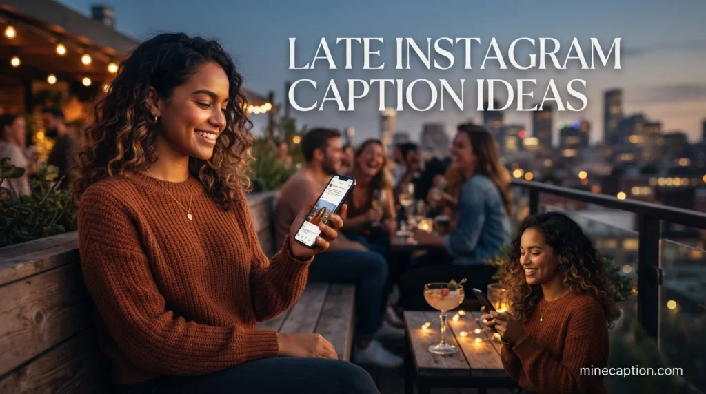 Late Instagram Caption Ideas