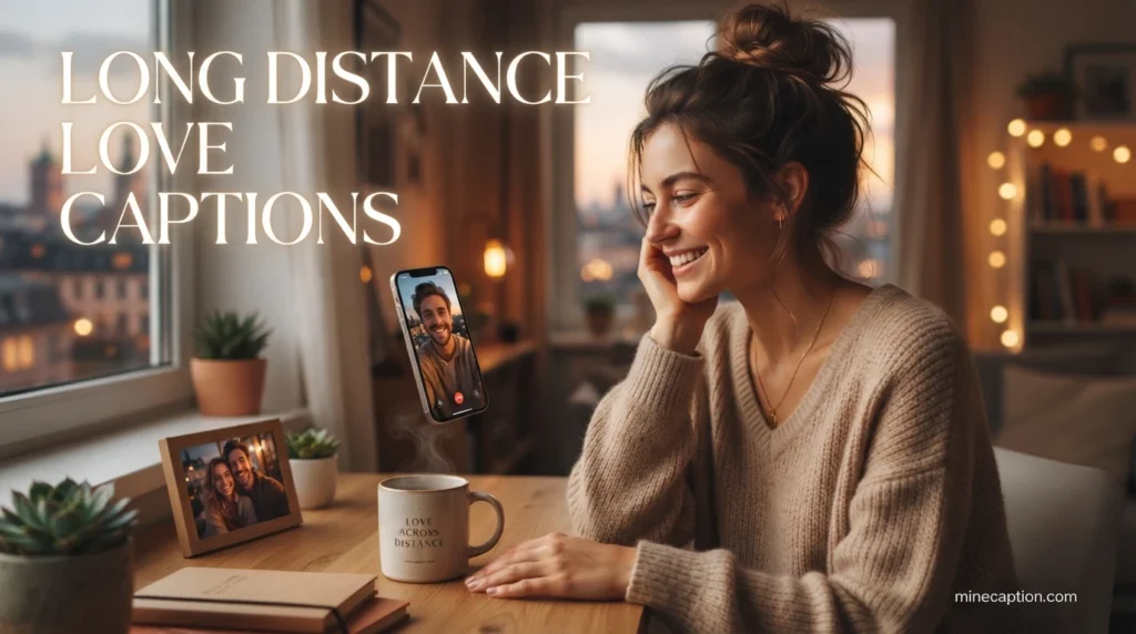 Long Distance Love Captions