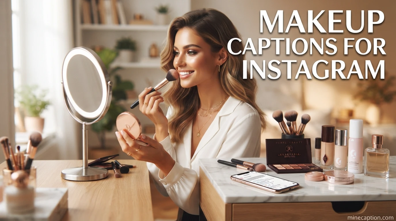Makeup Captions for Instagram