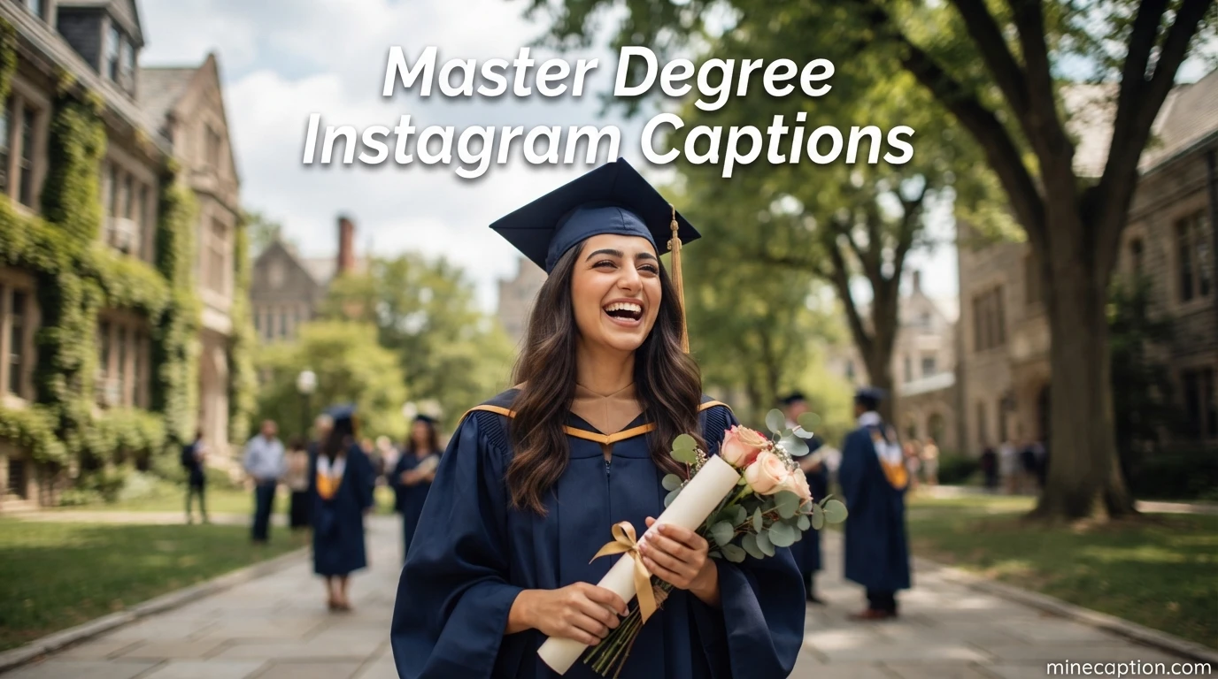 Master Degree Instagram Captions