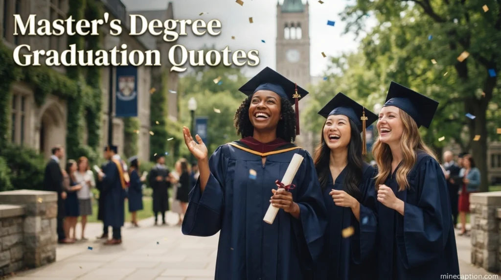 Master's Degree Graduation Quotes