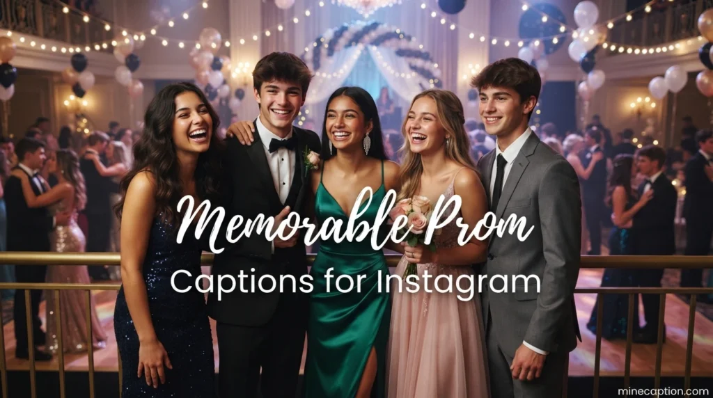 Memorable Prom Captions for Instagram