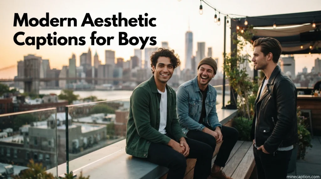 Modern Aesthetic Captions for Boys