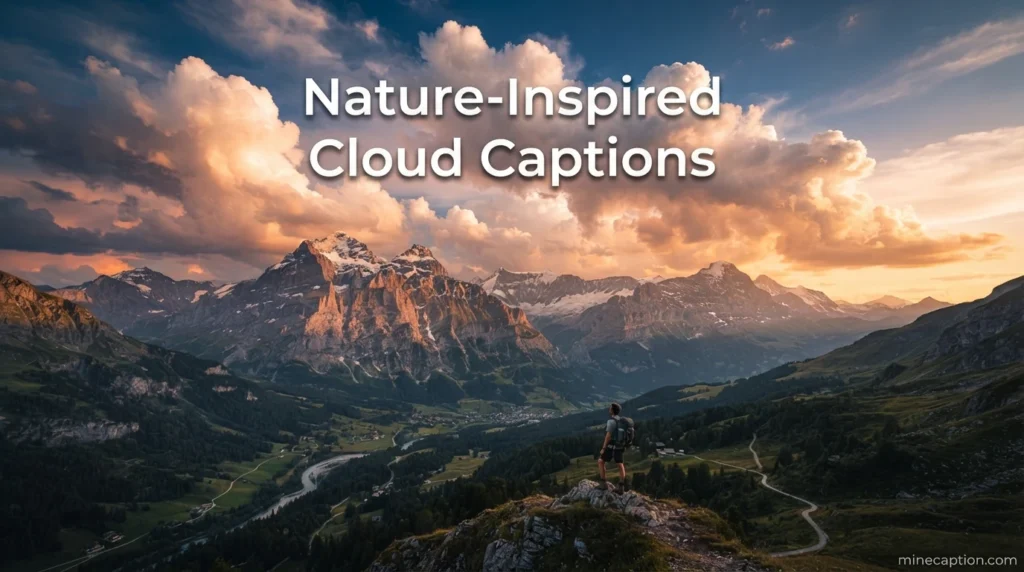 Nature-Inspired Cloud Captions