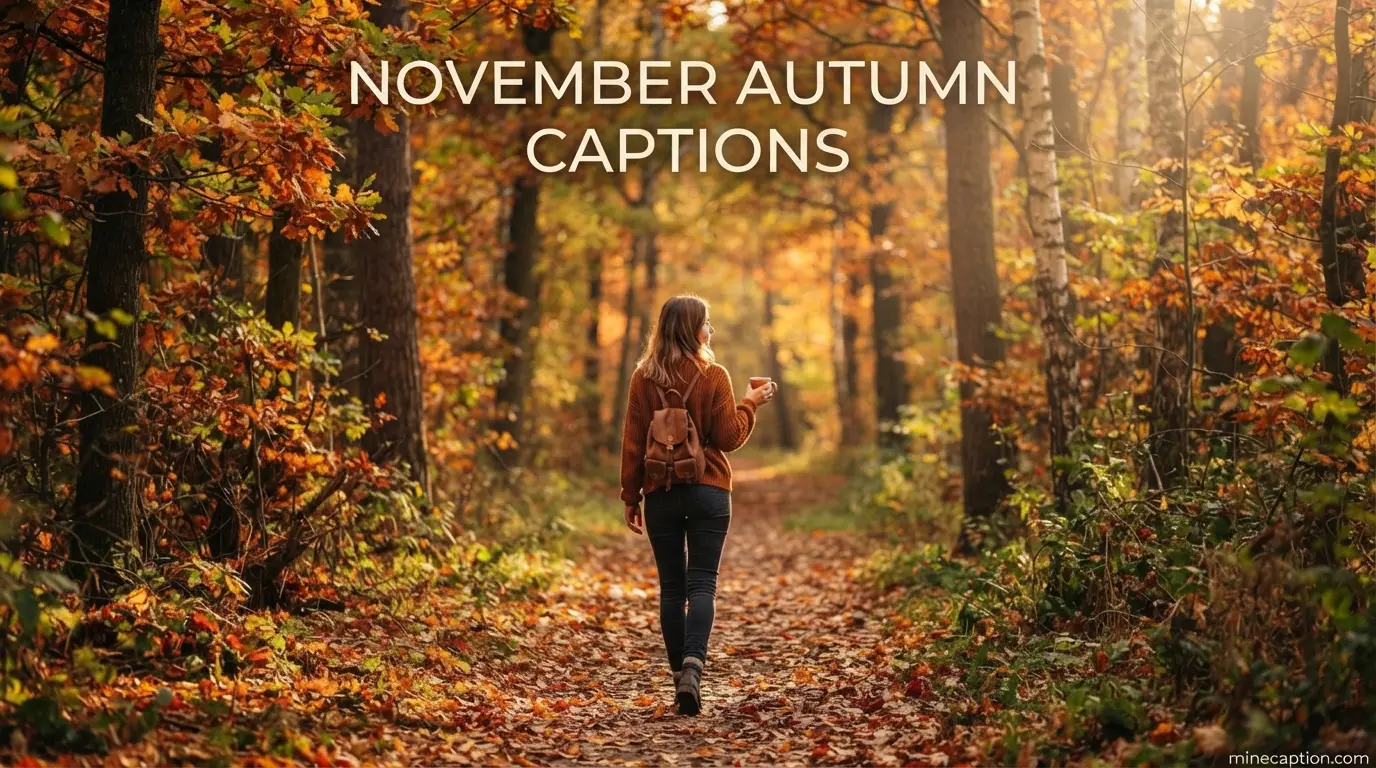 November Autumn Captions