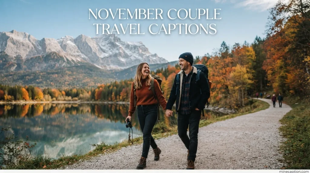 November Couple Travel Captions