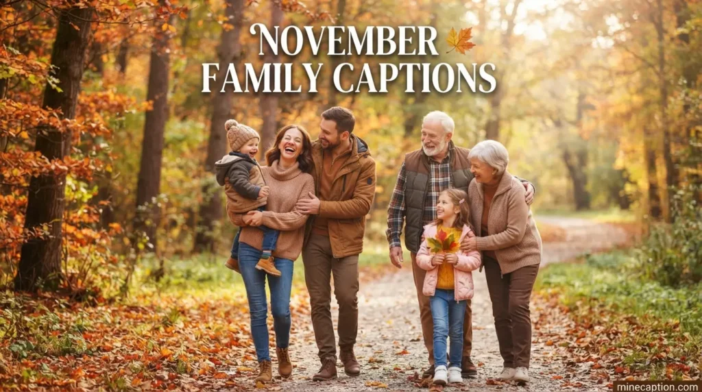 November Family Captions