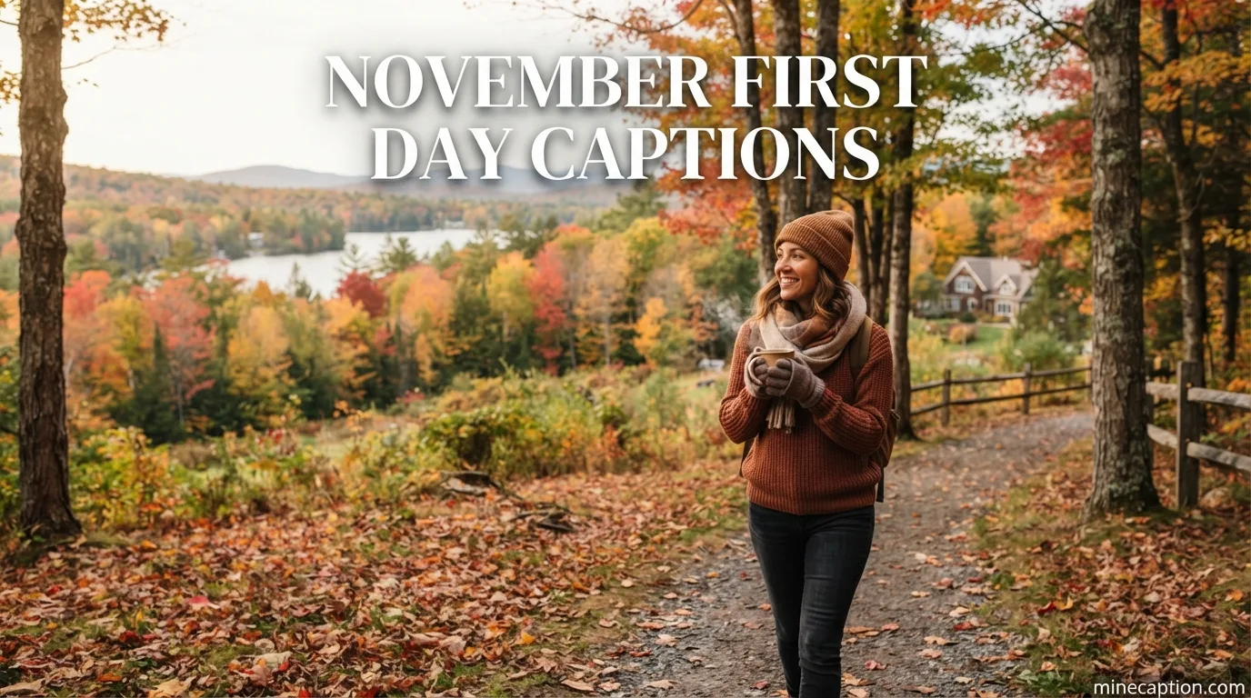 November First Day Captions