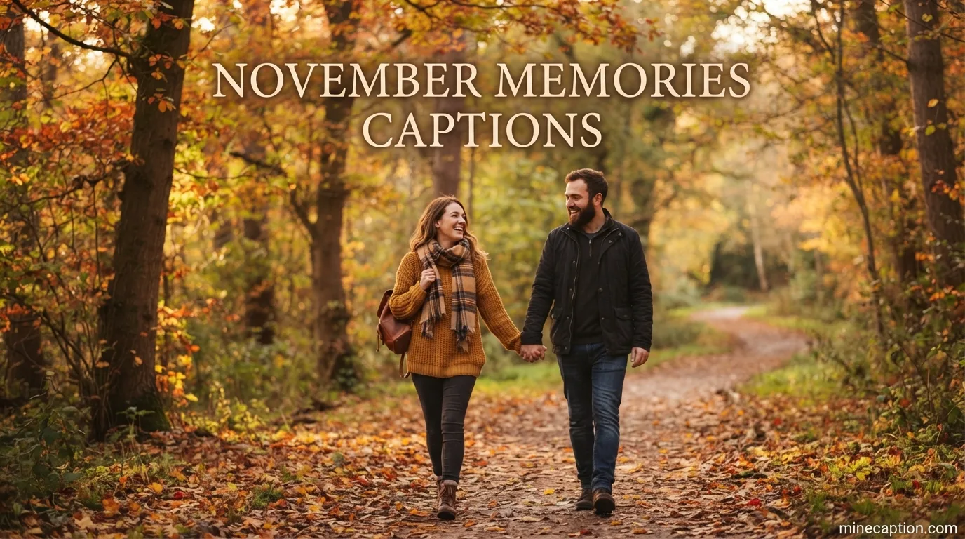 November Memories Captions