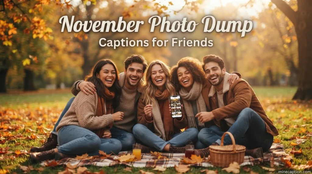 November Photo Dump Captions for Friends