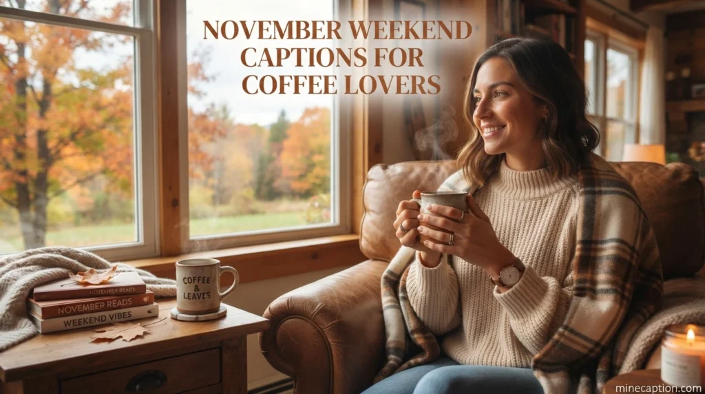 November Weekend Captions for Coffee Lovers