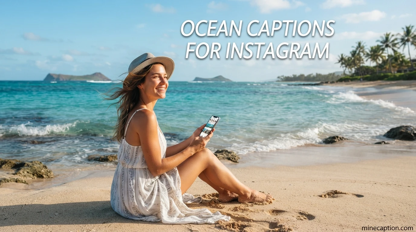 Ocean Captions for Instagram