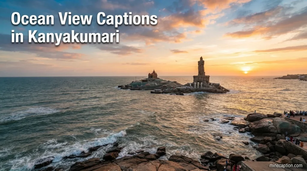 Ocean View Captions in Kanyakumari