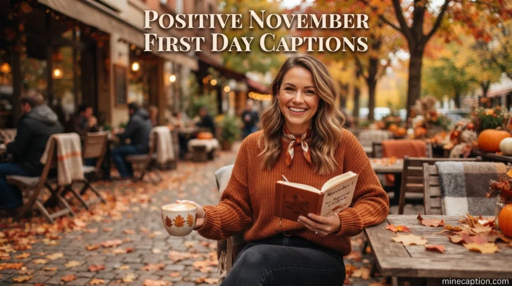 Positive November First Day Captions