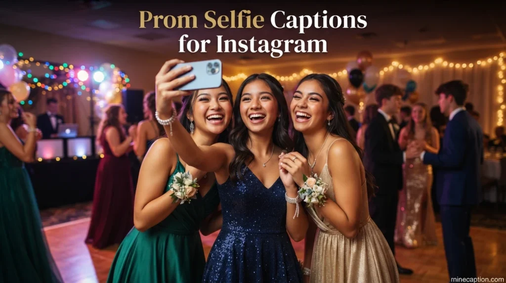 Prom Selfie Captions for Instagram