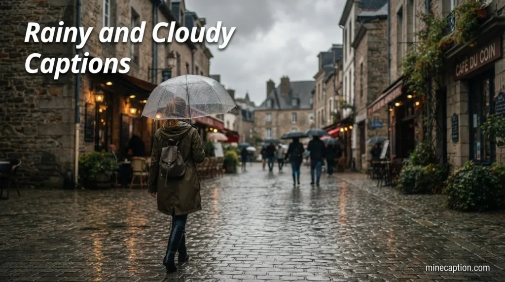 Rainy and Cloudy Captions