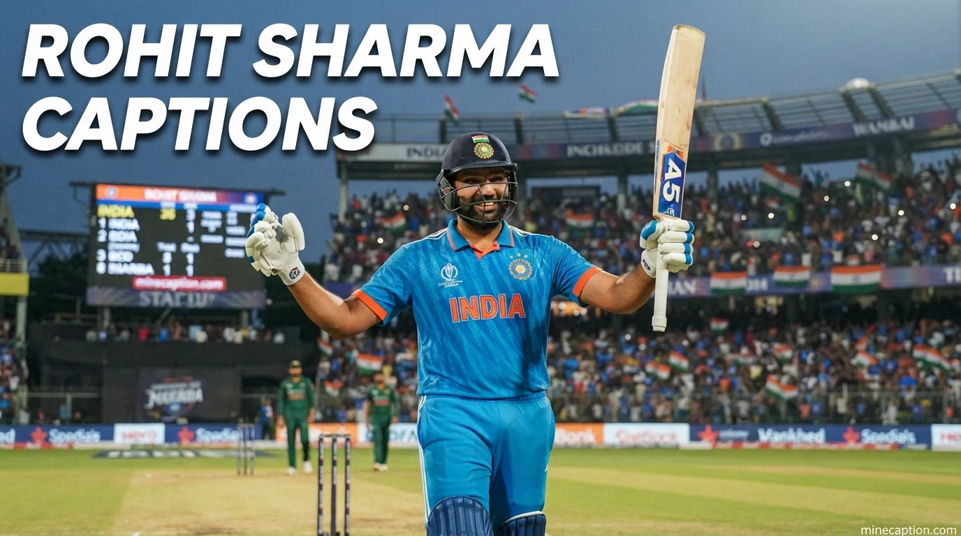 Rohit Sharma Captions