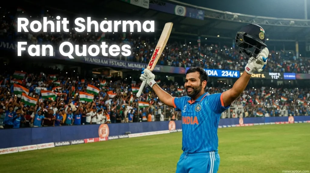 Rohit Sharma Fan Quotes