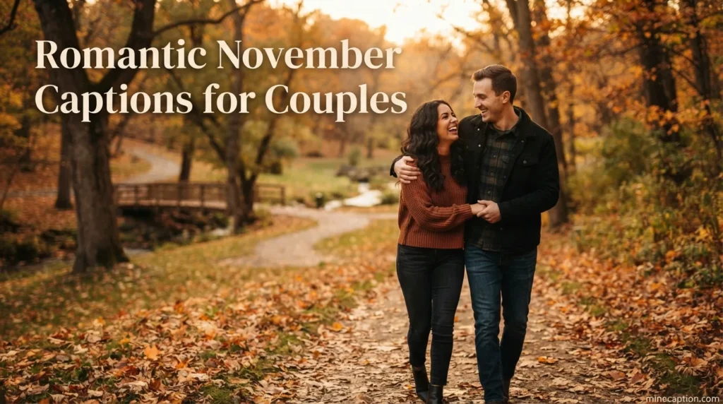 Romantic November Captions for Couples