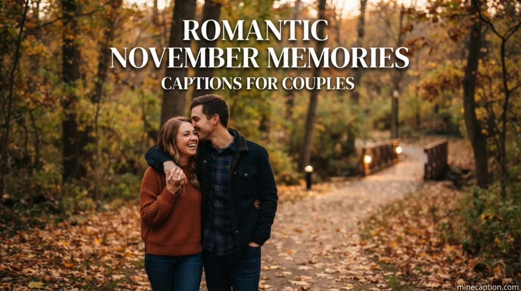 Romantic November Memories Captions for Couples