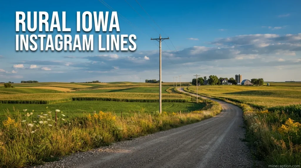 Rural Iowa Instagram Lines