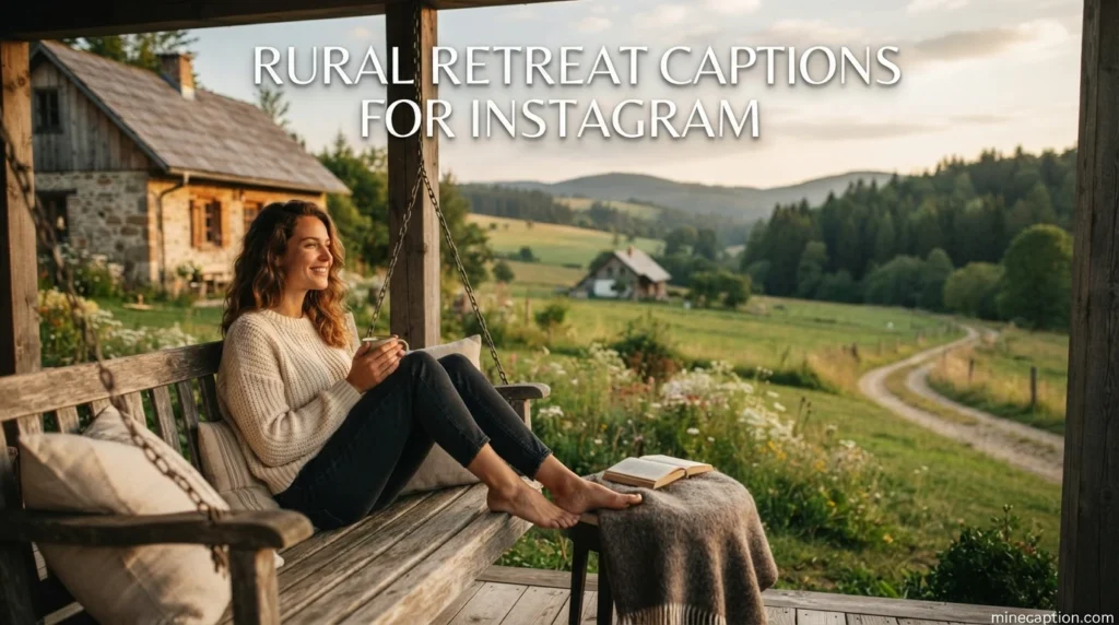 Rural Retreat Captions for Instagram