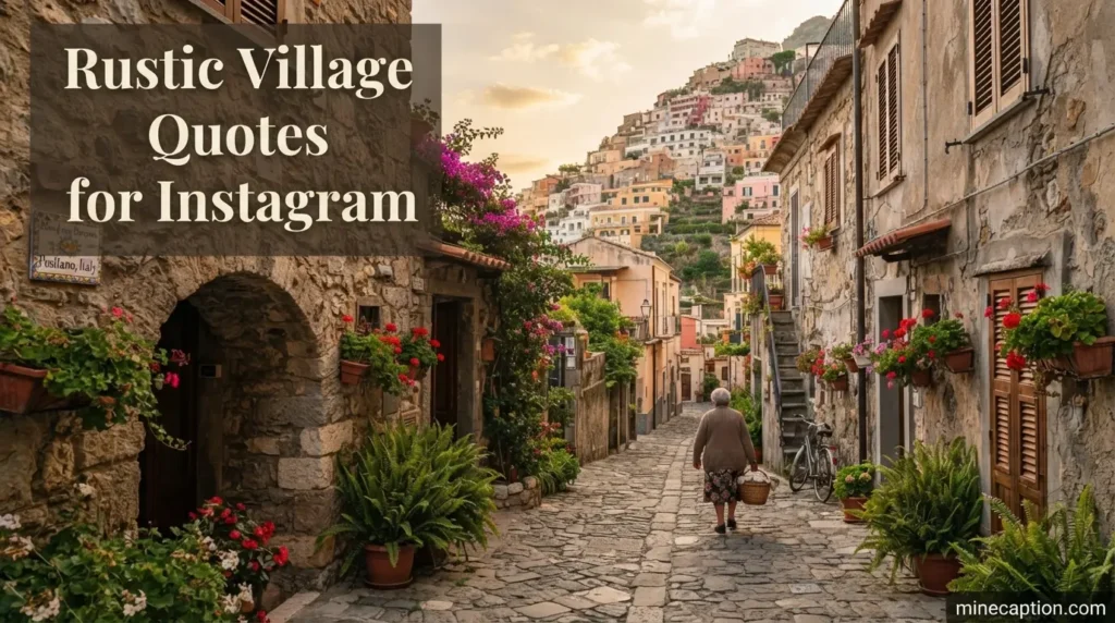 Rustic Village Quotes for Instagram