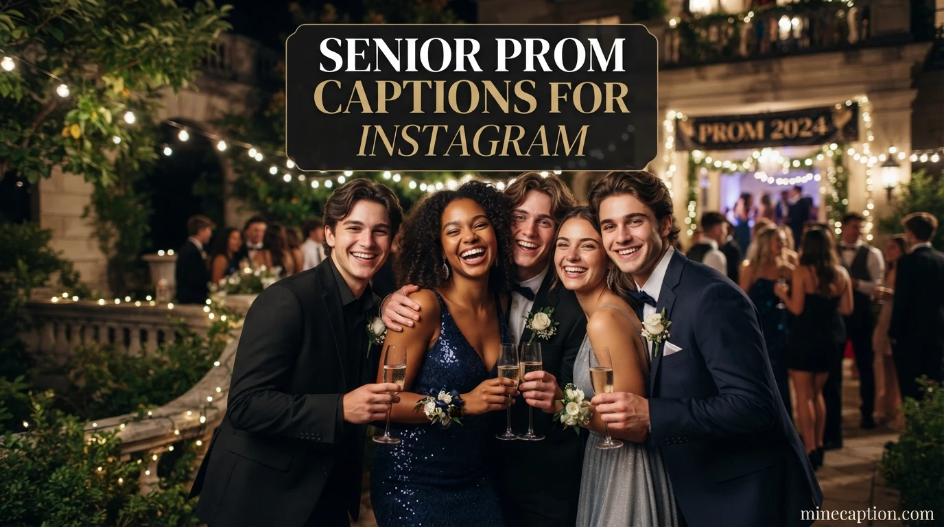 Senior Prom Captions for Instagram