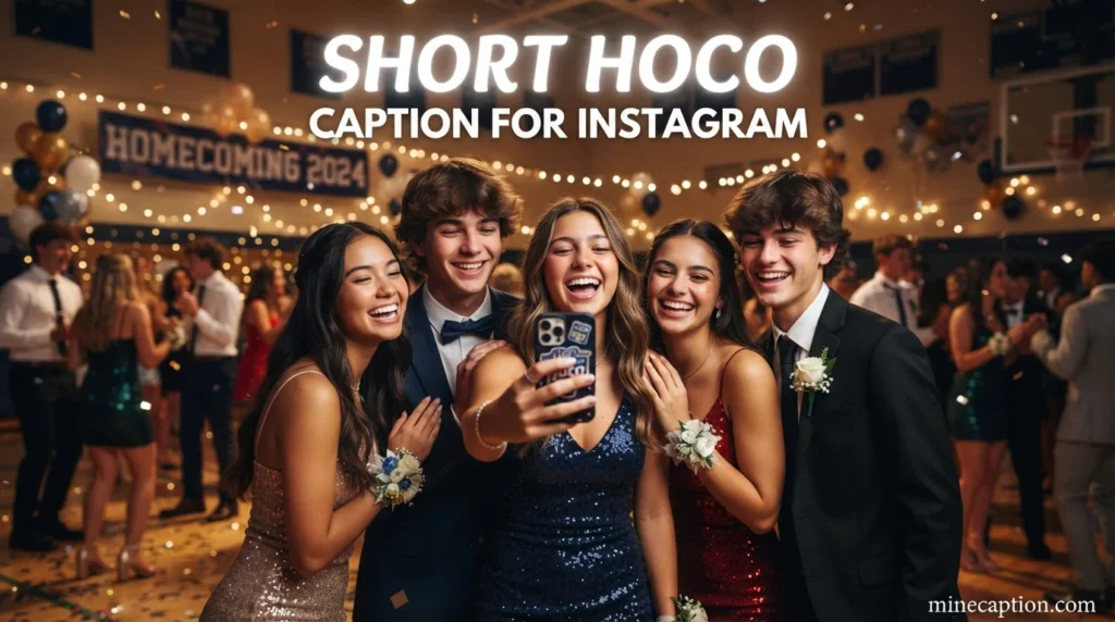 Short Hoco Captions for Instagram