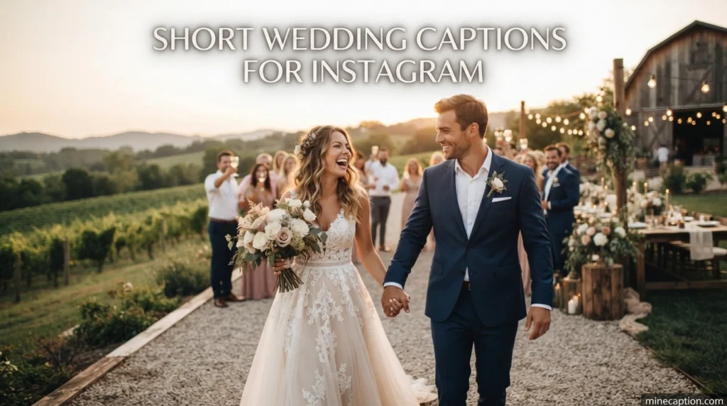 Short Wedding Captions for Instagram