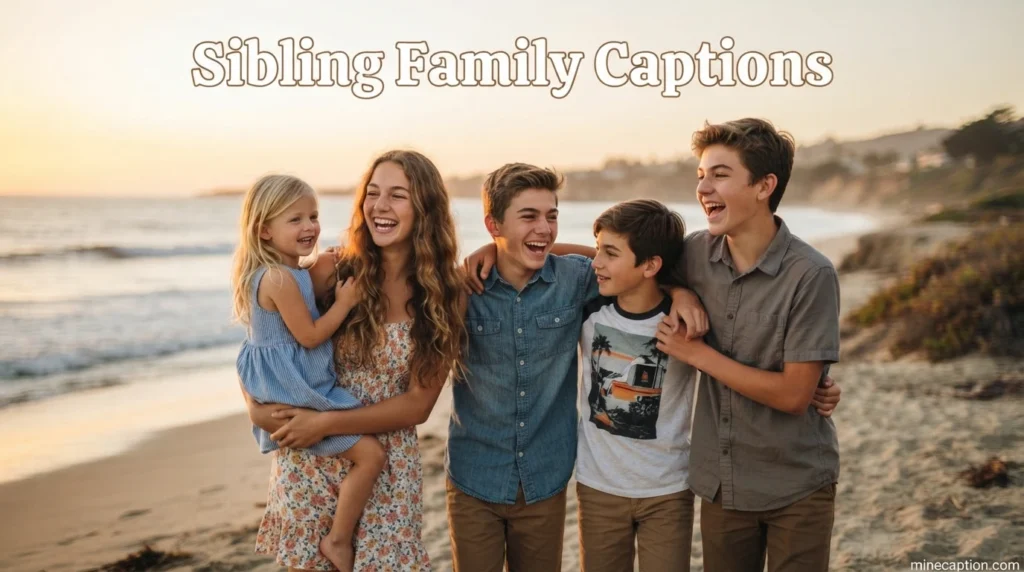 Sibling Family Captions