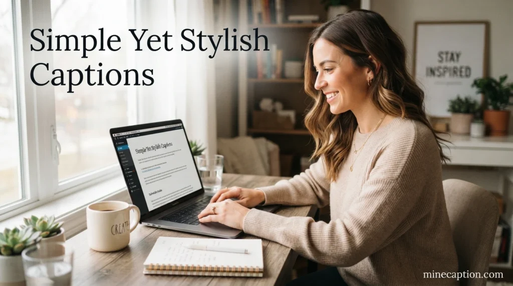 Simple Yet Stylish Captions
