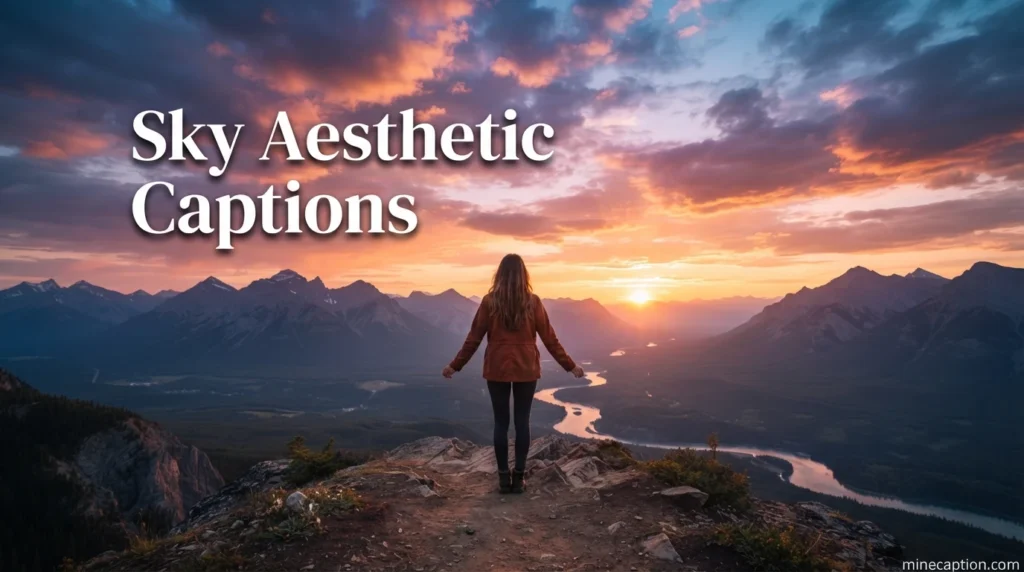 Sky Aesthetic Captions