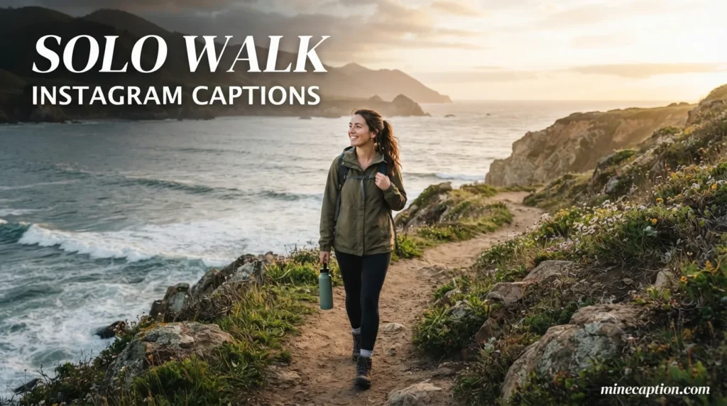 Solo Walk Instagram Captions